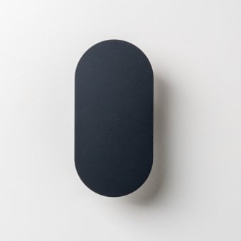 Dida Mini 1.5w LED Outdoor IP44 Wall Light in Charcoal