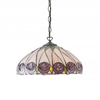 Hutchinson Tiffany Glass Medium Pendant Light