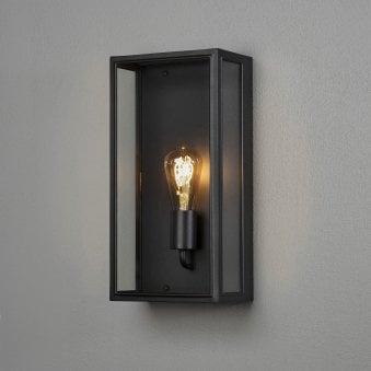 Carpi Large IP44 Exterior Wall Light in Black