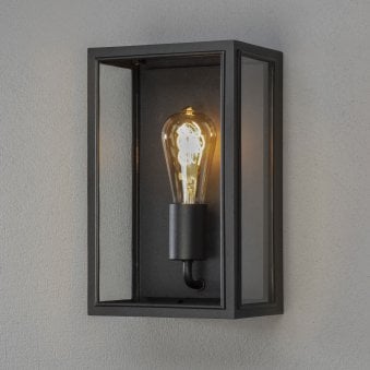Carpi Medium IP44 Exterior Wall Light in Black