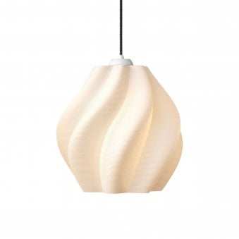 Rollo 30 Single Pendant Light with Black Textile Cable