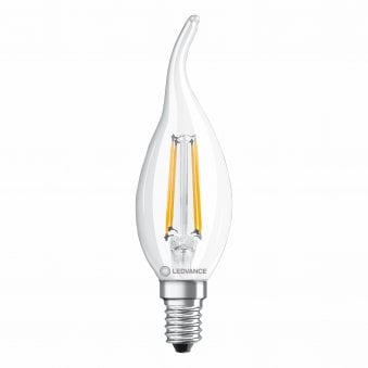 E14 Warm White LED Candle Tip 4W 2700K 470lm