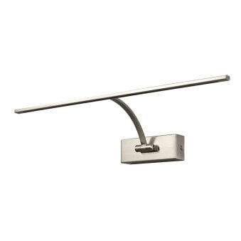 Powderham 560mm 10W LED Adjustable Picture Light in Satin Nickel