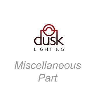 Kentisbeare Replacement 350mm x 29mm Hanging Triangular Clear Sculpted Glass Rod