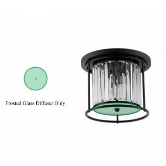 Replacement 240mm Frosted Glass Diffuser For The Lumiere Torrington 360mm Ceiling Light