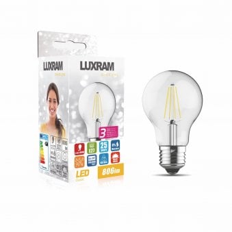 Classic E27 Warm White LED GLS 6.5W 3000K 806lm