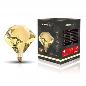 Classic Style Type E LED Lamp 4W 200lm E27 Amber 2100K Dimmable Lamp