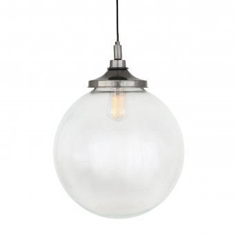 Laguna Pendant Light IP44 35cm in Antique Silver