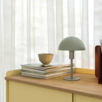 Ellen Mini Table Lamp in Dusty Green