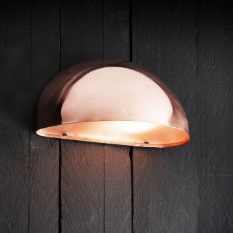Scorpius IP33 Coastal Outdoor Wall Light in Copper