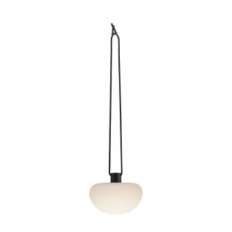 Sponge Rechargeable Pendant Light in Black