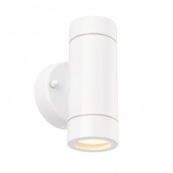 Palin Up & Down IP44 Wall Light in White