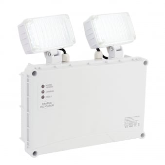 Sight Twin Exterior Spot 2 x 3W IP65 Non-Maintained Emergency Light