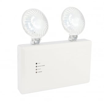 Sight Twin Spot 2 x 3W Non-Maintained Emergency Light