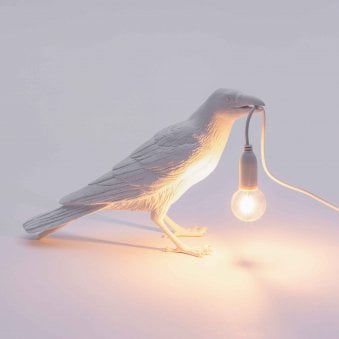 Bird Lamp Waiting Edition in White