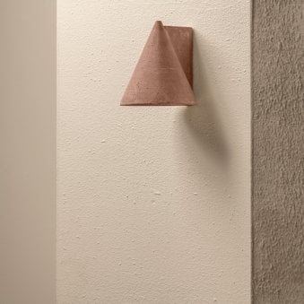 Wall Lamp °1 Dark Red Primary Shape Wall Light