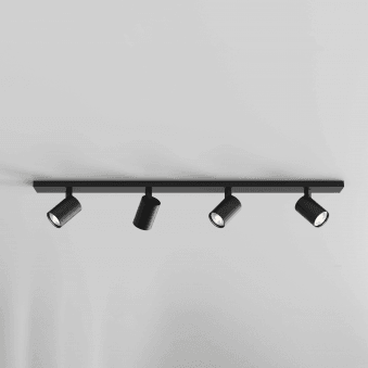 Ascoli Four Light Bar Spotlight in Matt Black