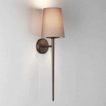 Beauville IP44 Wall Light in Bronze
