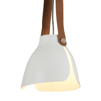 Swiss 380 Medium Pendant Light in White